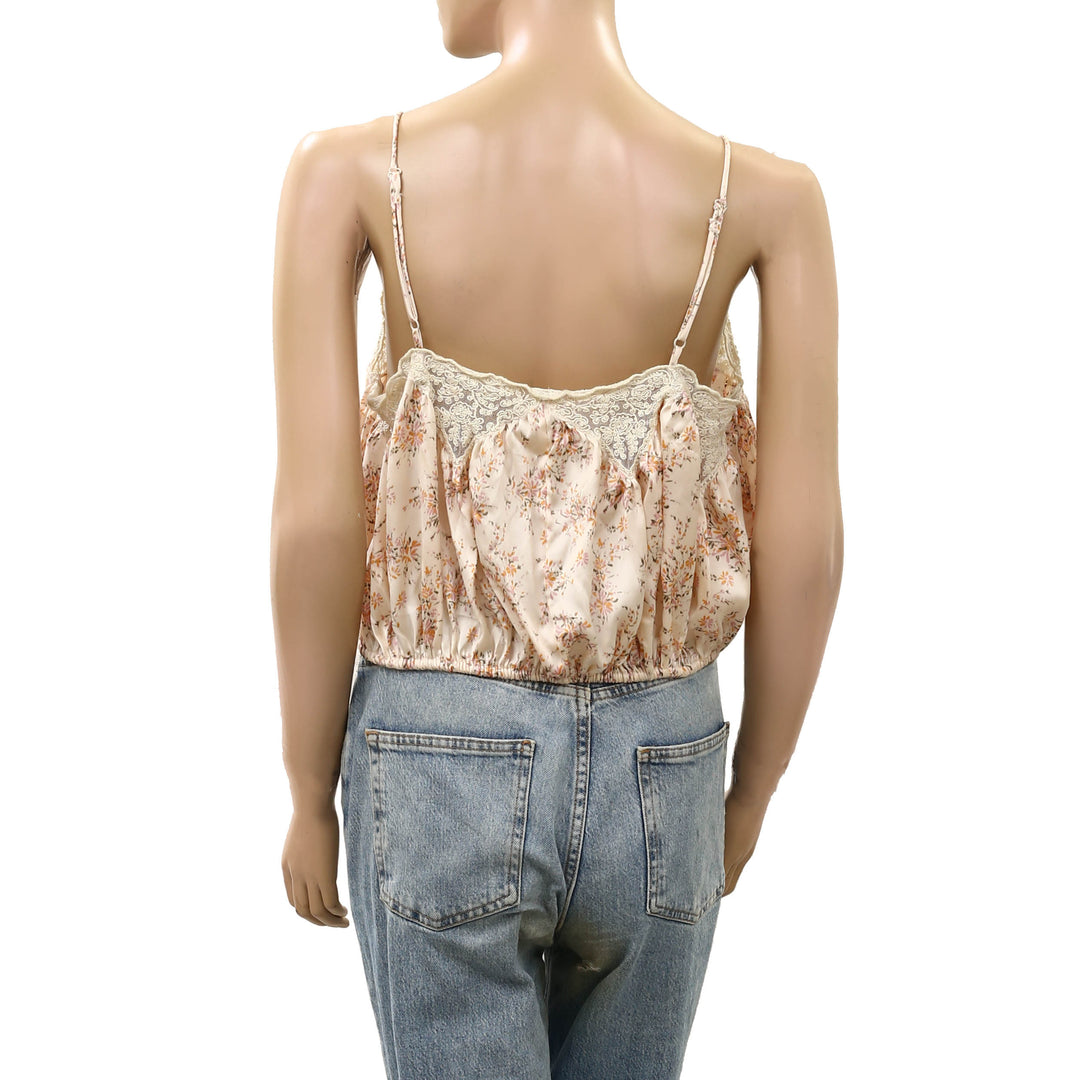 Free People Blair Bubble Cami Blouse Top
