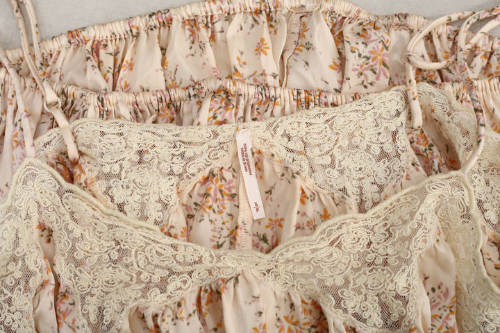 Free People Blair Bubble Cami Blouse Top