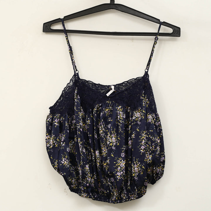 Free People Blair Bubble Cami Blouse Top