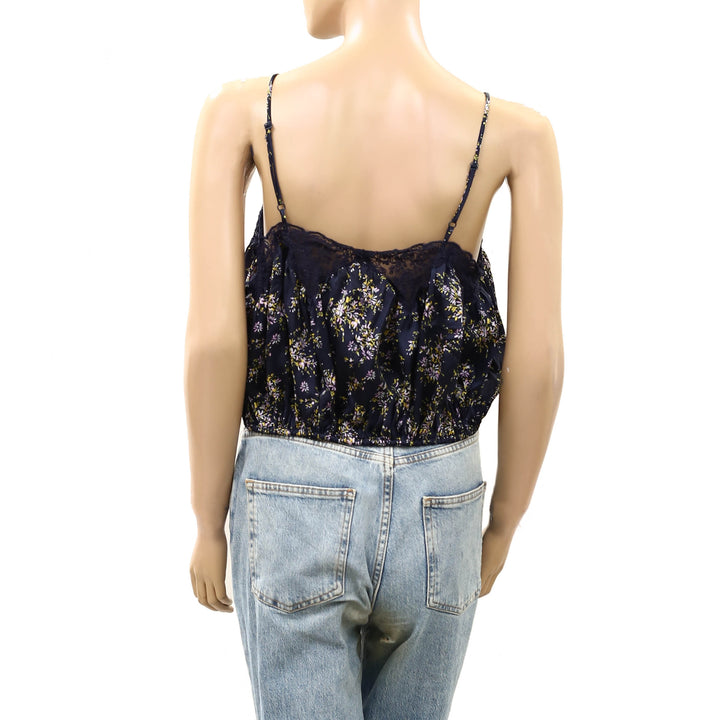 Free People Blair Bubble Cami Blouse Top