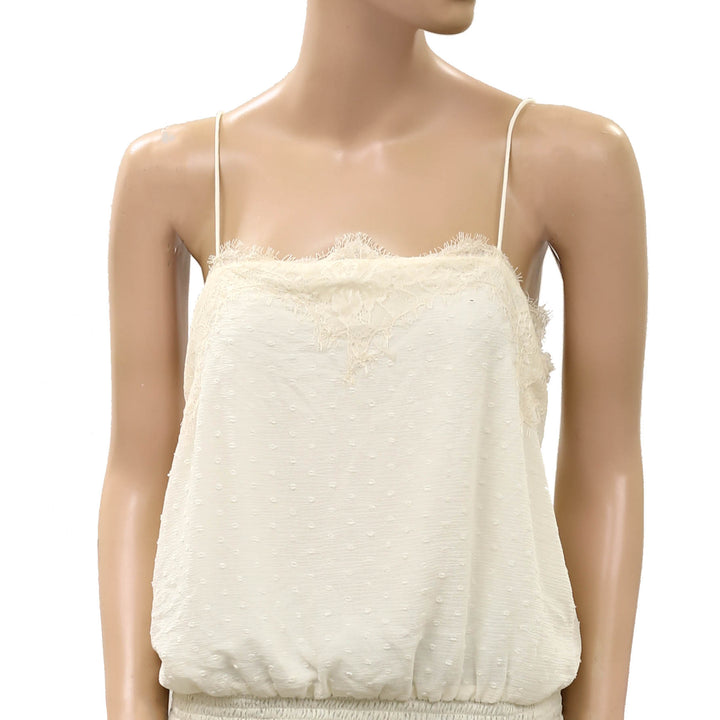 Free People Sunflare Cami Cropped Tank Blouse Top