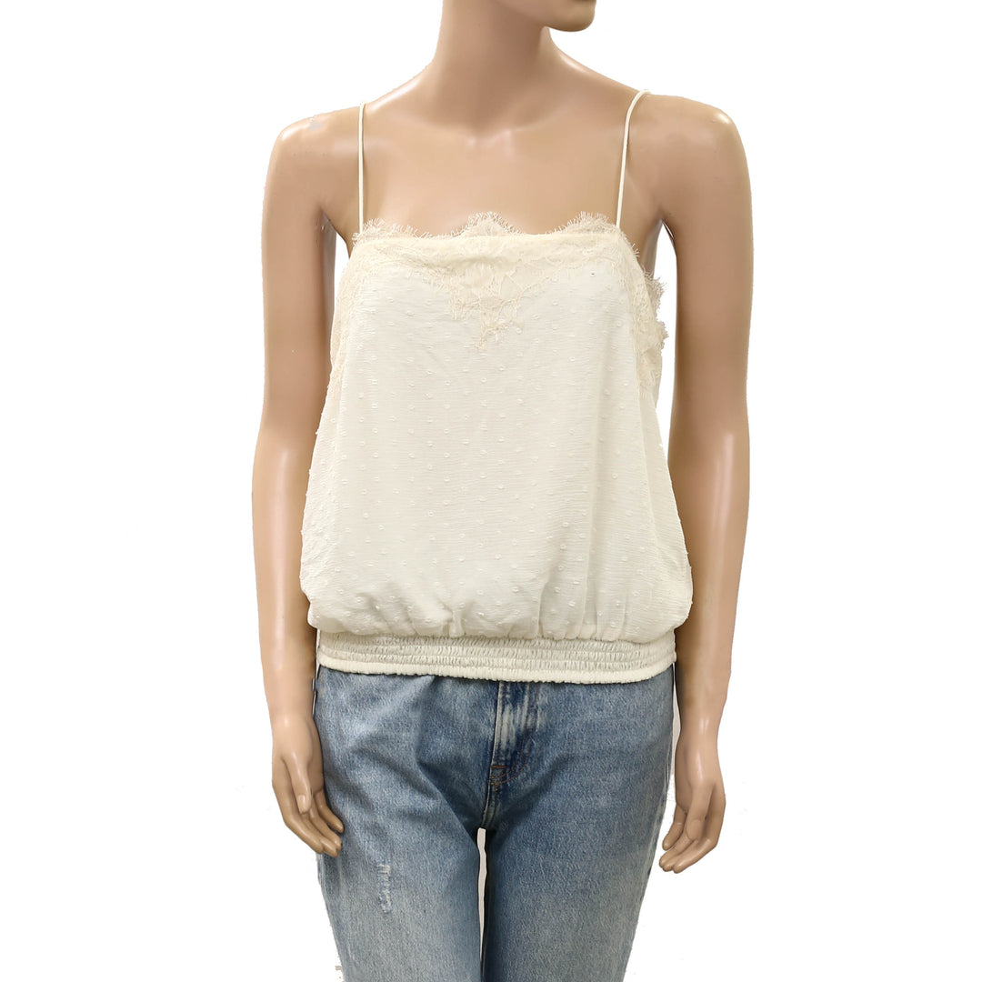 Free People Sunflare Cami Cropped Tank Blouse Top