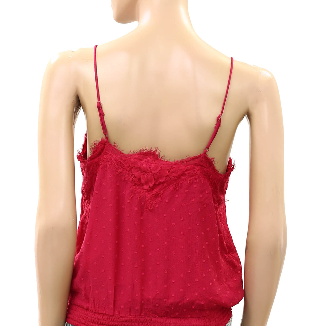 Free People Sunflare Cami Cropped Tank Blouse Top