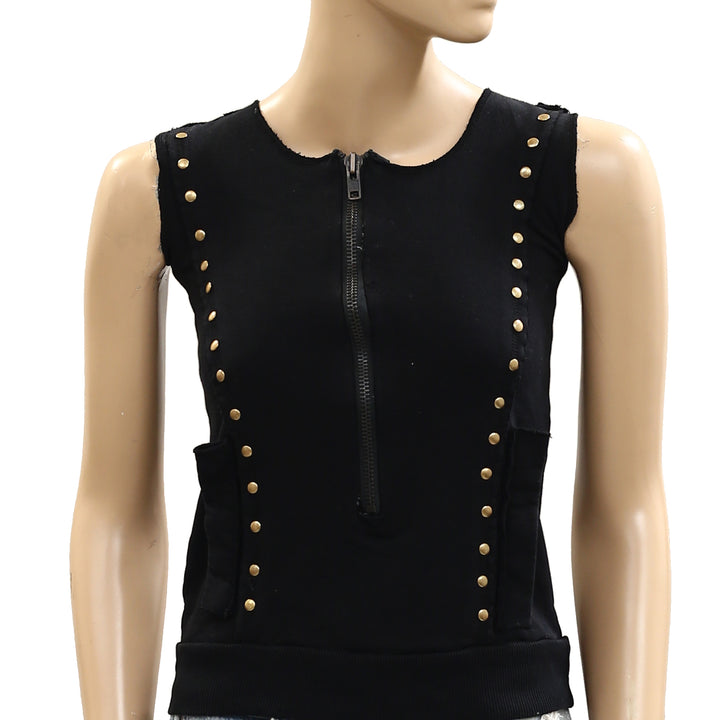 Free People Studded Tank Blouse Top