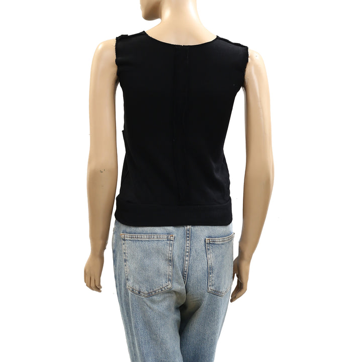 Free People Studded Tank Blouse Top