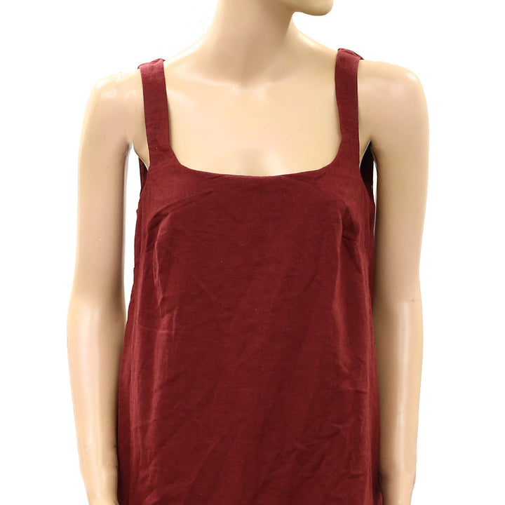 Free People Free-est Breezy Linen Mini Dress