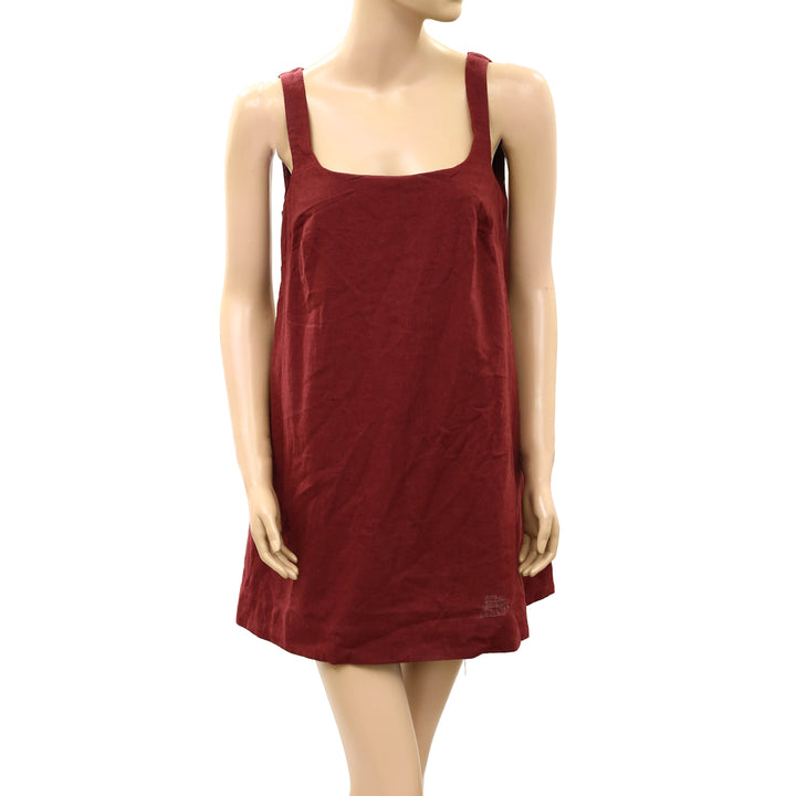 Free People Free-est Breezy Linen Mini Dress