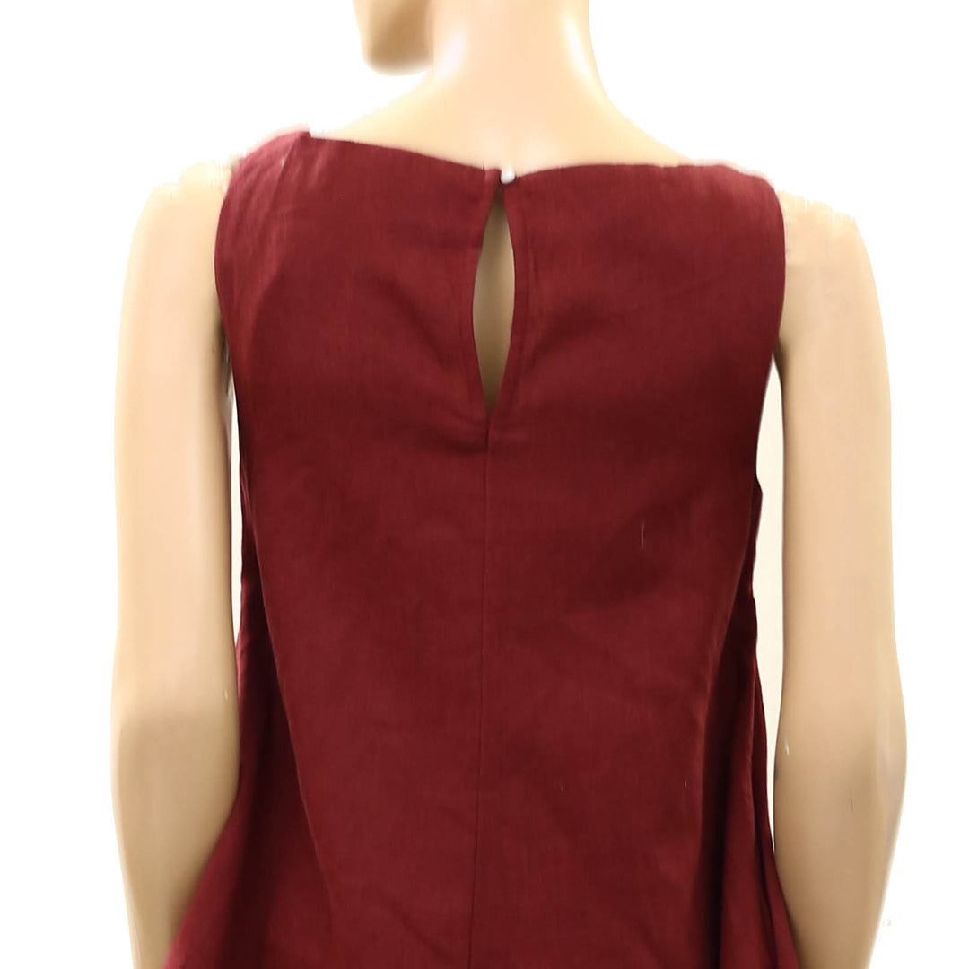 Free People Free-est Breezy Linen Mini Dress