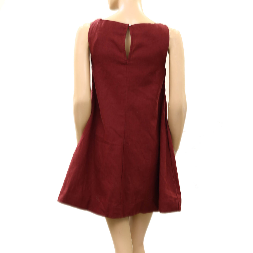 Free People Free-est Breezy Linen Mini Dress