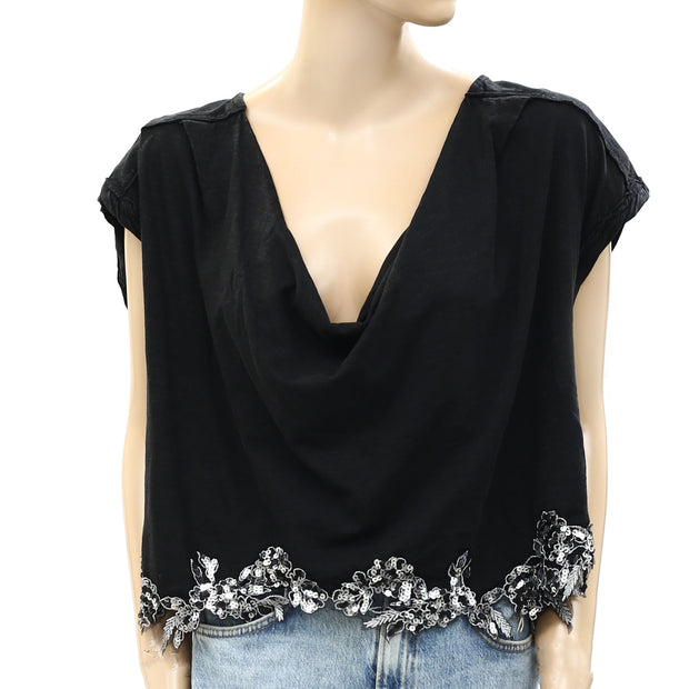 Free People Fashionably Late Blouse Top