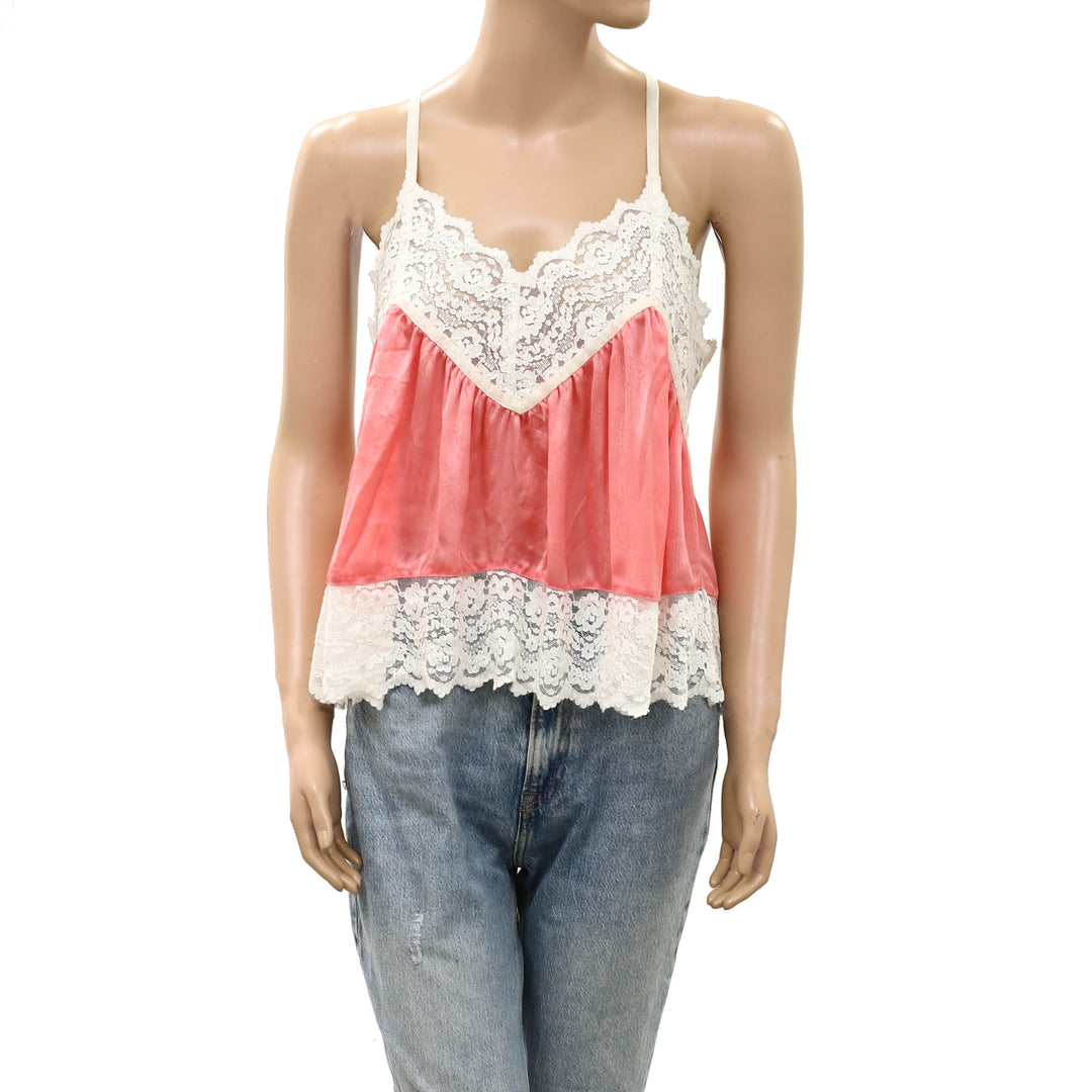Intimately Free People Fiona Satin Cami Tank Top