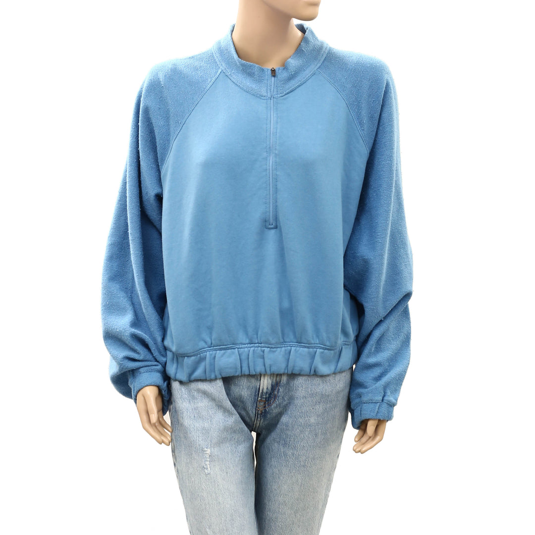 Free People FP Movement Half-Zip Pullover Sweatshirt Top