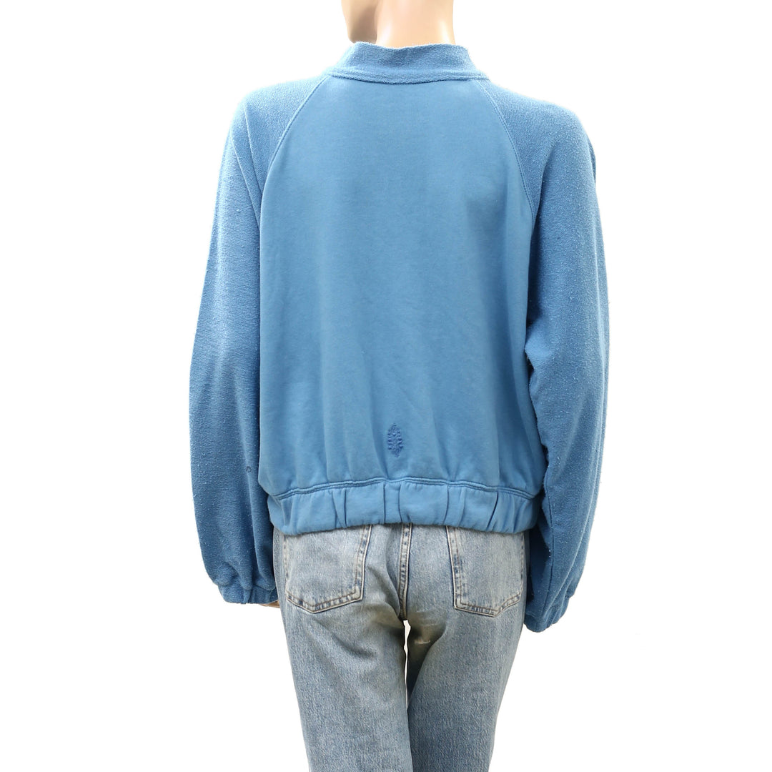 Free People FP Movement Half-Zip Pullover Sweatshirt Top