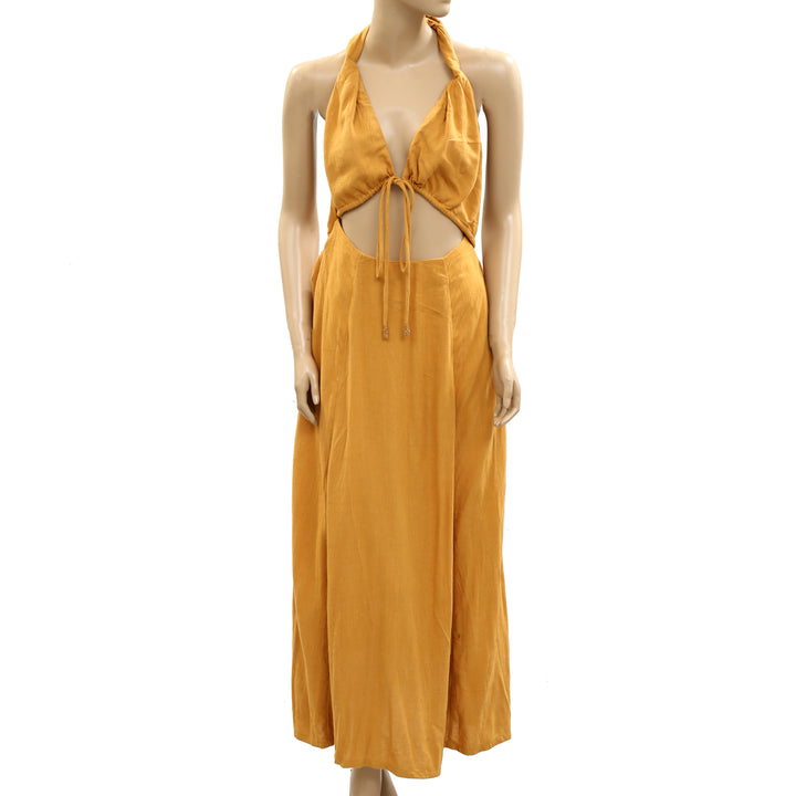 Free People Backless Maxi Long Dress – White Chocolate Couture