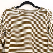 Napapijri Striped Printed Sweatshirt Long Sleeve Cotton Top