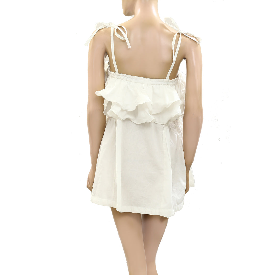 Free People Free-est Have A Thing For You Mini Dress White Chocolate Couture Free People Free-est Have A Thing For You Mini Dress White Chocolate Couture