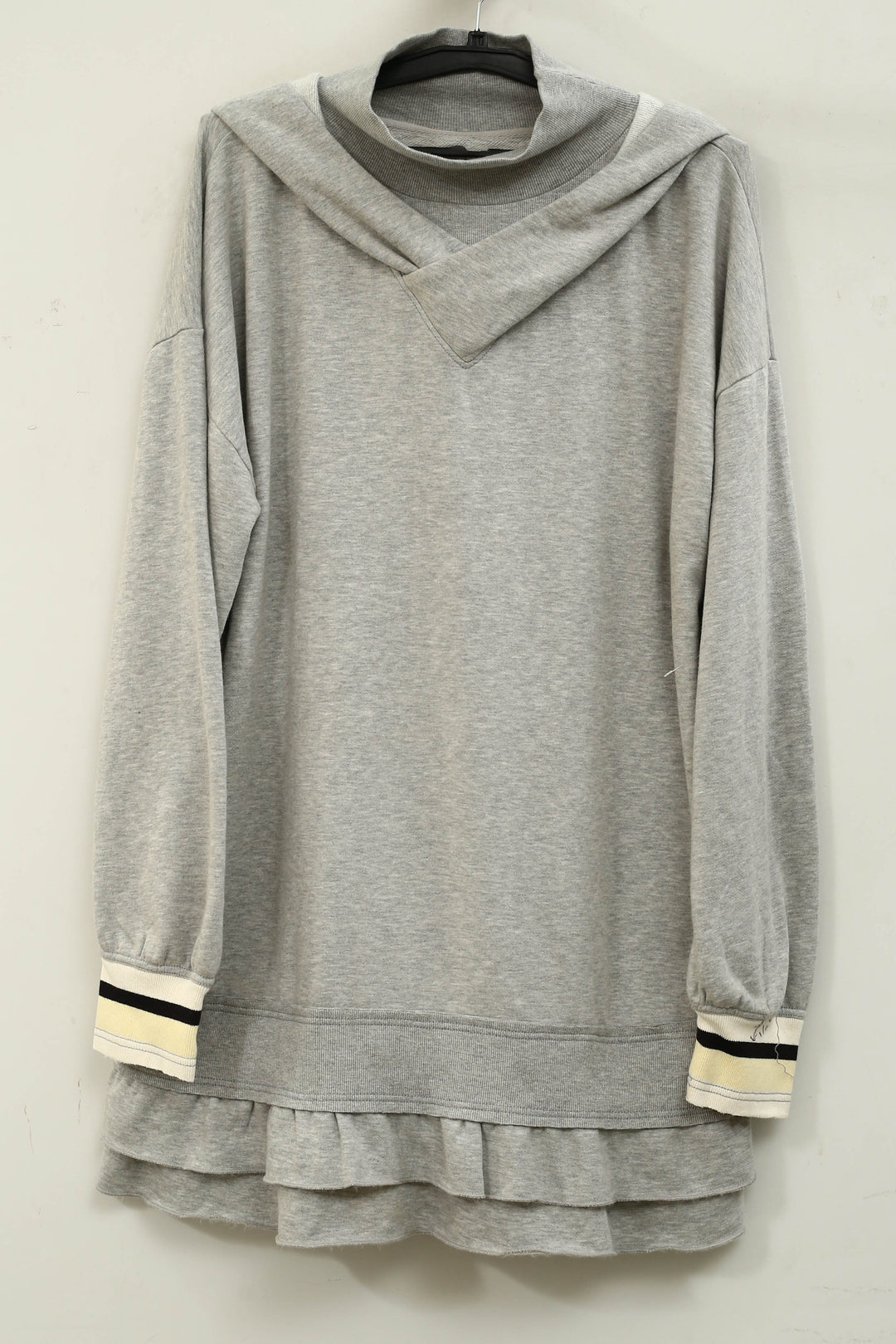 Anthropologie Oversized Long Sleeves Hooded Sweatshirt Mini Dress