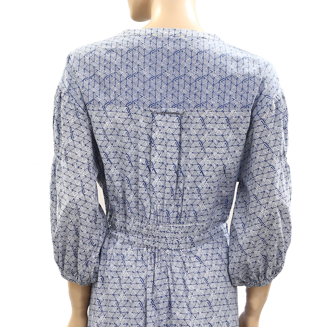 Kerri Rosenthal Buttondown Shirt Midi Dress