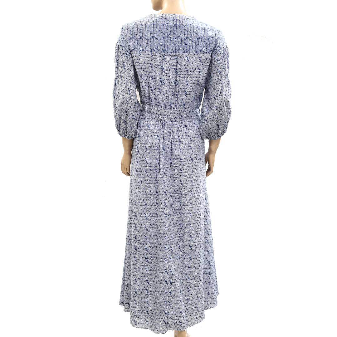 Kerri Rosenthal Buttondown Shirt Midi Dress