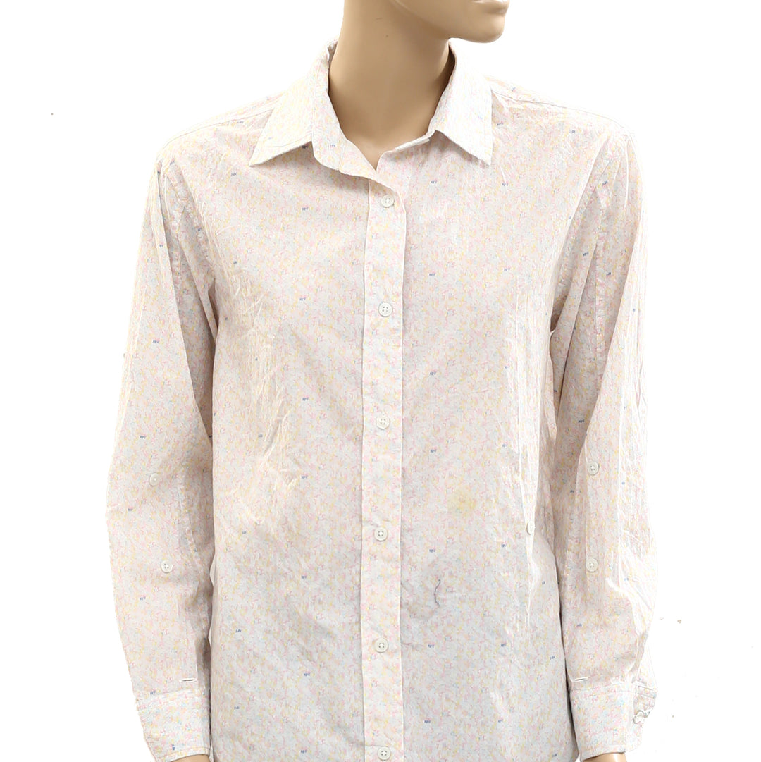 Kerri Rosenthal Jack Sweetie Pie Button Down Multi Shirt Top