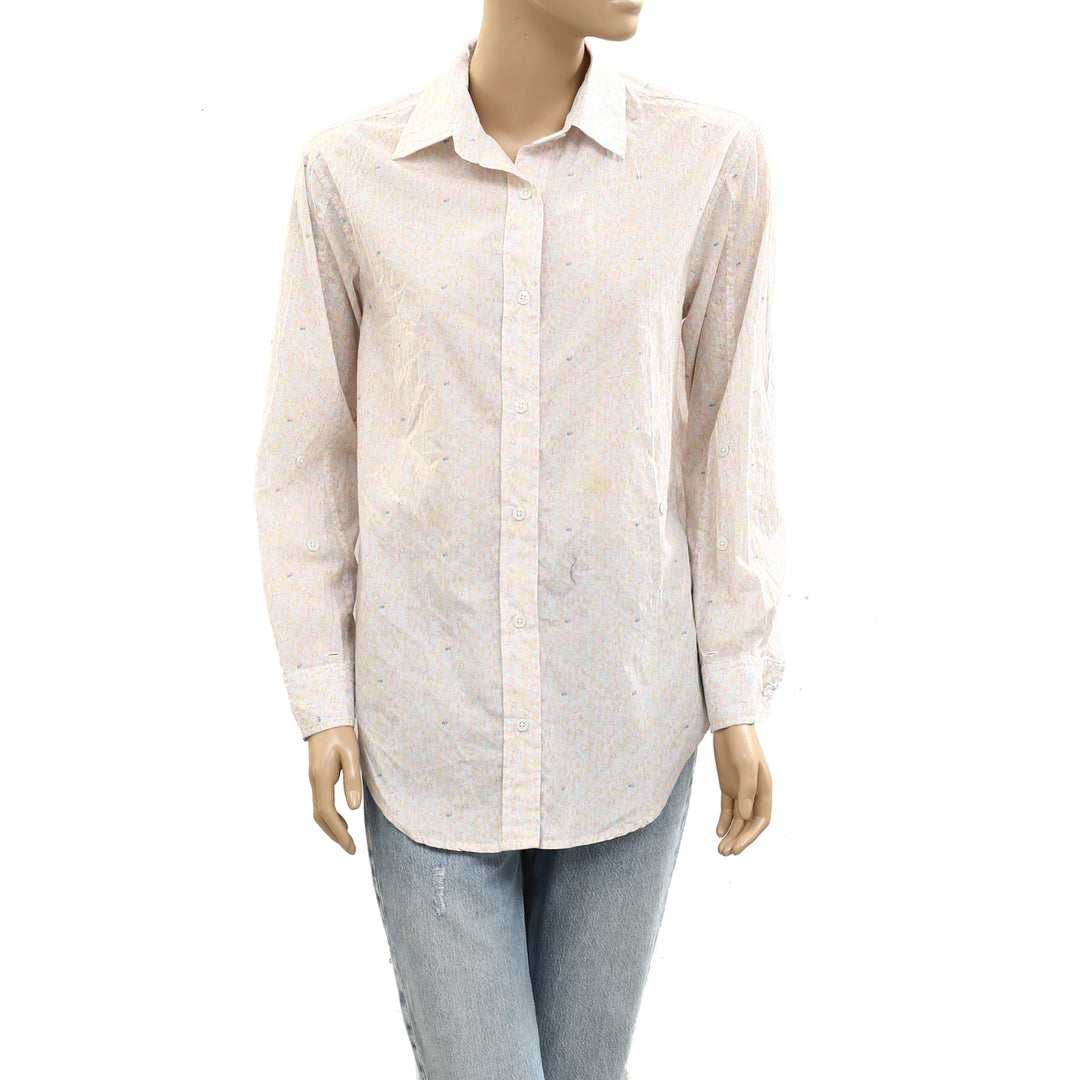 Kerri Rosenthal Jack Sweetie Pie Button Down Multi Shirt Top