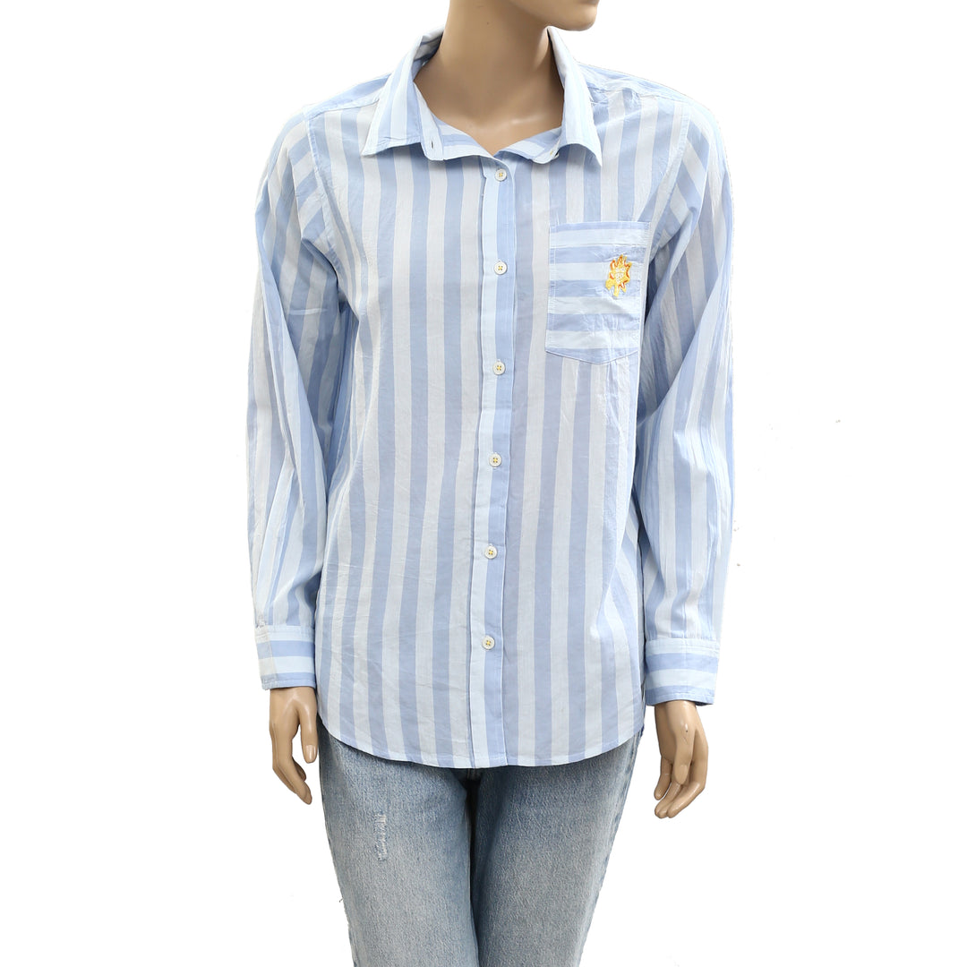 Kerri Rosenthal Mia Stripe Positano Shirt Top