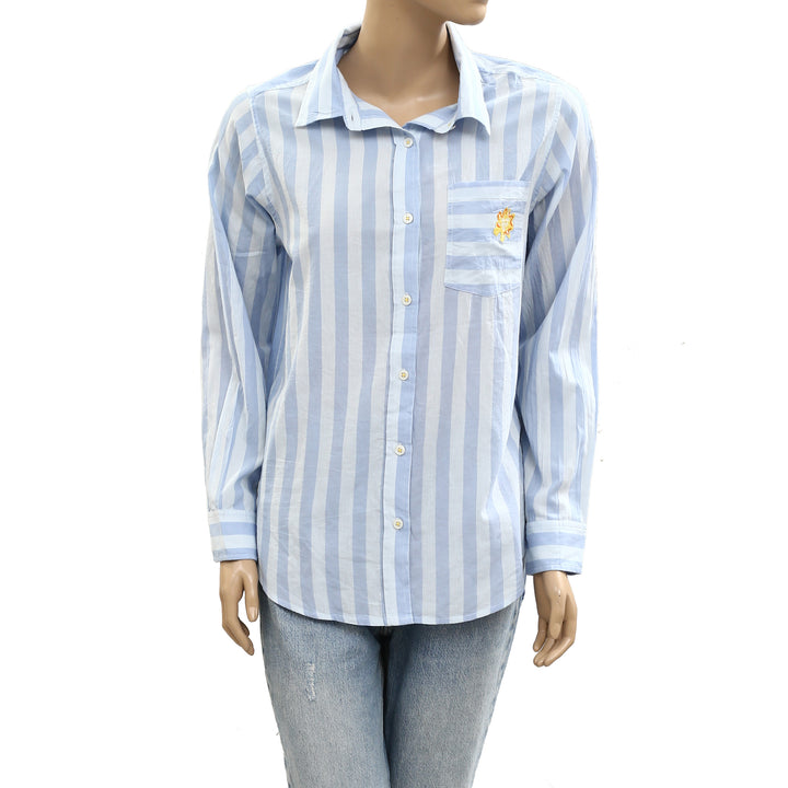 Kerri Rosenthal Mia Stripe Positano Shirt Top