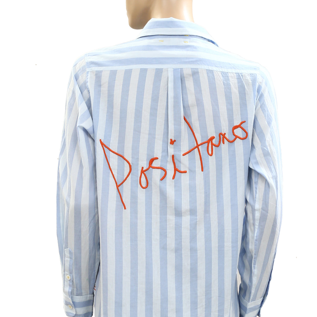Kerri Rosenthal Mia Stripe Positano Shirt Top