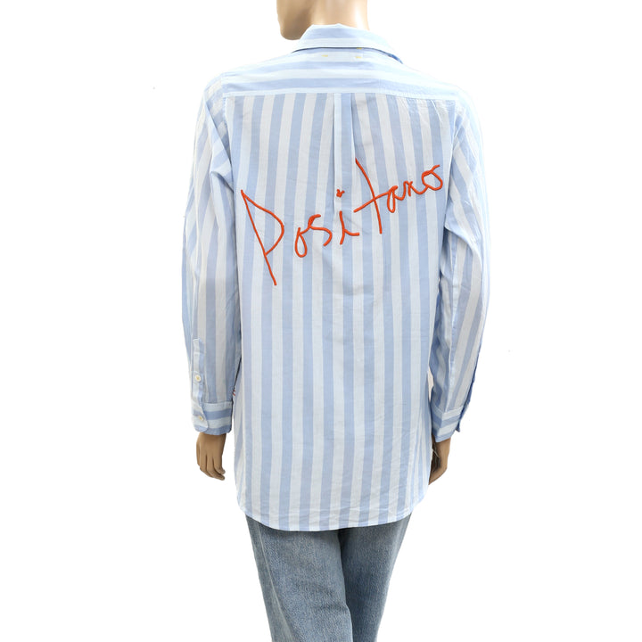 Kerri Rosenthal Mia Stripe Positano Shirt Top