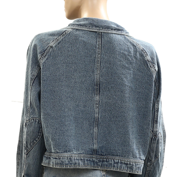 Kerri Rosenthal Denim Jacket Top