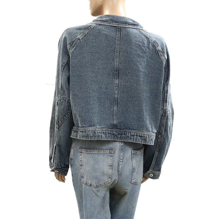 Kerri Rosenthal Denim Jacket Top