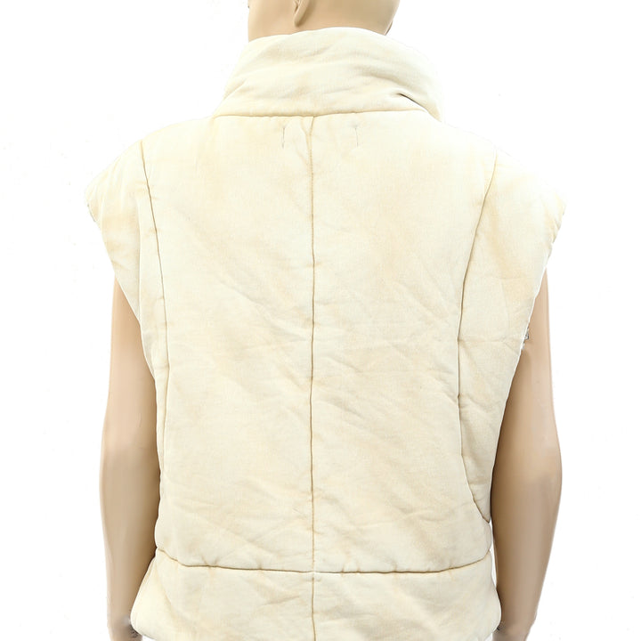 Free People Roll With Us Puffer Vest Jacket Top