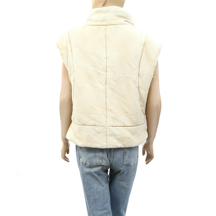 Free People Roll With Us Puffer Vest Jacket Top