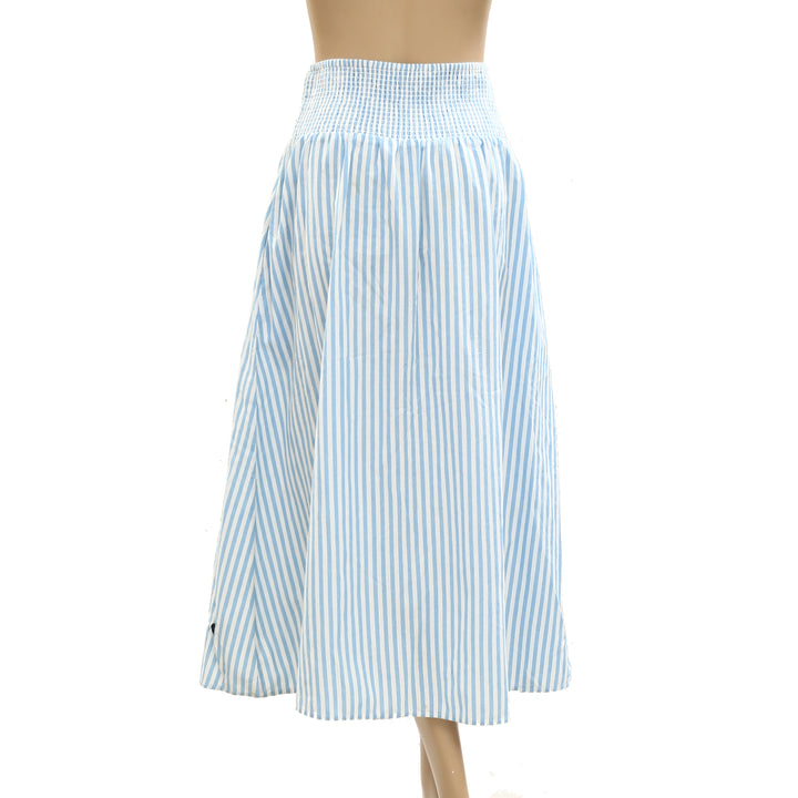 Kerri Rosenthal Martin Cabana Stripe Midi Skirt