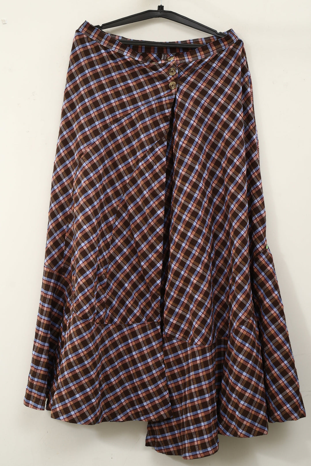 By Anthropologie Women's Olivette Plaid Bias-Cut Maxi Skirt Trendy