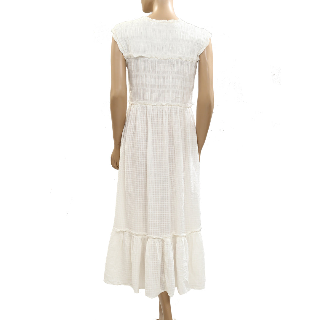 free people desert dazed midi dress - short sleeve Buy Free People Desert Dazed Midi Dress - Clean Ivory At 5% Off