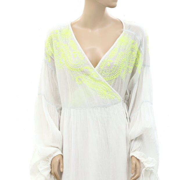 Intimately Free People Well Hello There Wrap Dress