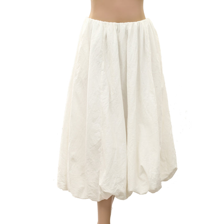 Free People Free-Est Textured Bubble Midi Skirt