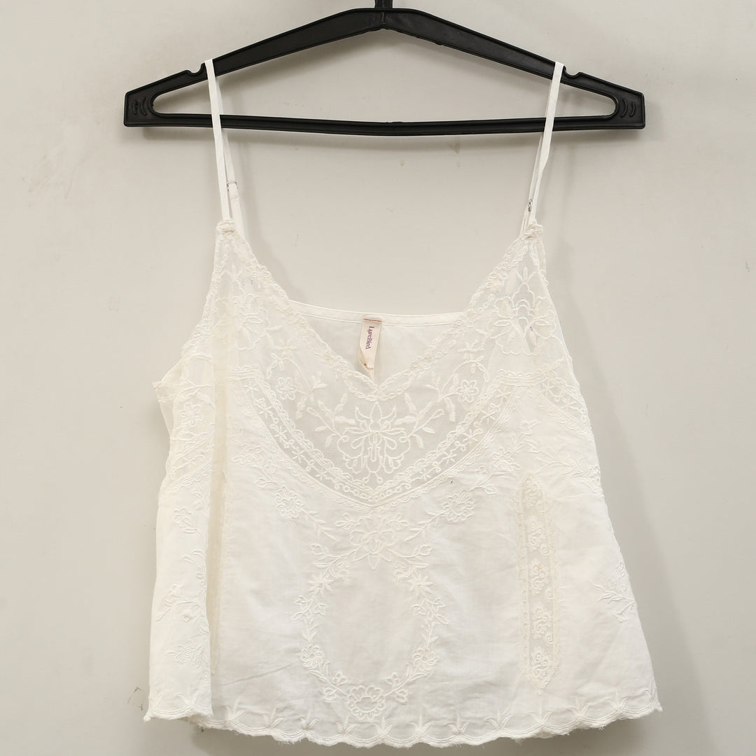 Anthropologie LyreBird Floral Lace Swing Tank Top