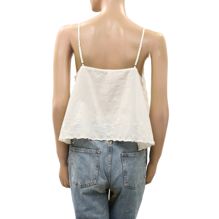 Anthropologie LyreBird Floral Lace Swing Tank Top