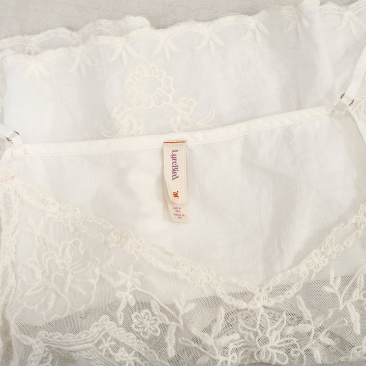 Anthropologie LyreBird Floral Lace Swing Tank Top