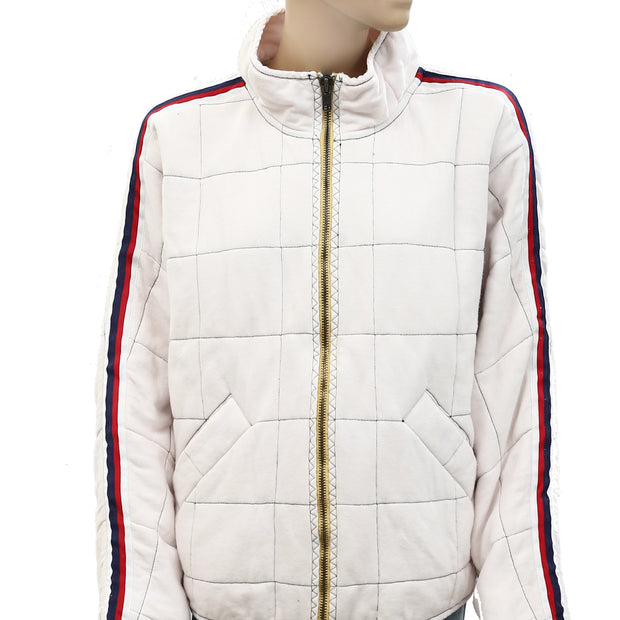 Free People Sports Rib Dolman Quilted Jacket Top