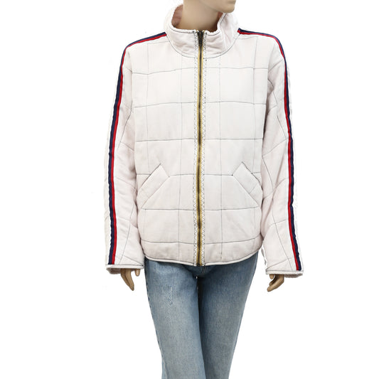 Free People Sports Rib Dolman Quilted Jacket Top