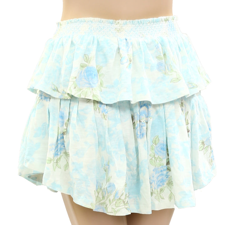 Loveshackfancy Ruffle Mini Skirt