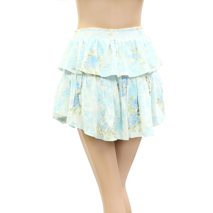 Loveshackfancy Ruffle Mini Skirt