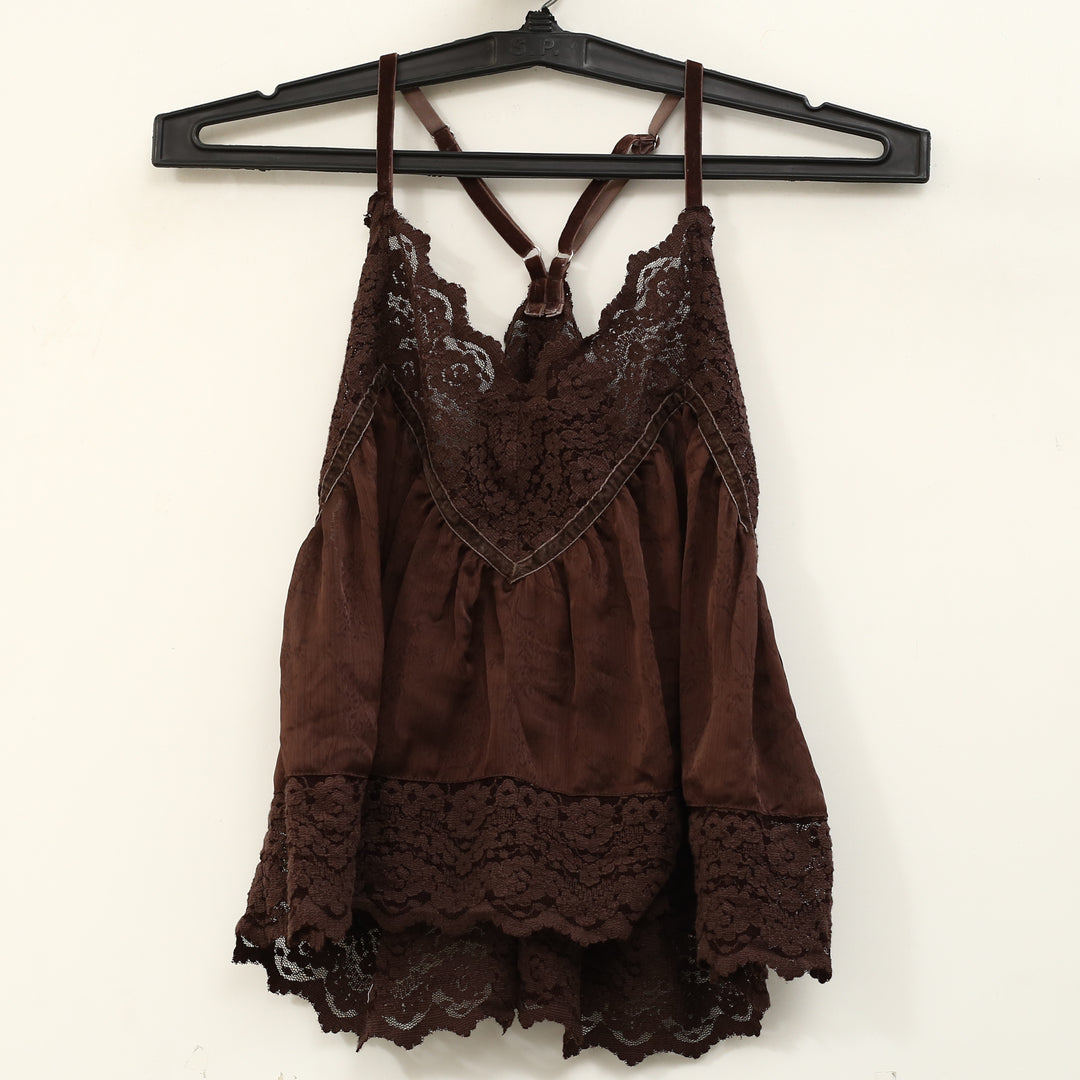 Intimately Free People Fiona Satin Cami Tank Top