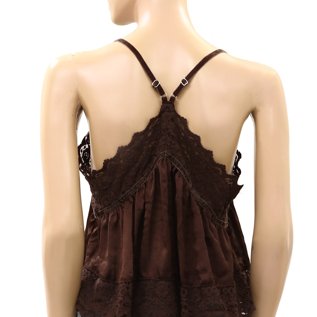 Intimately Free People Fiona Satin Cami Tank Top