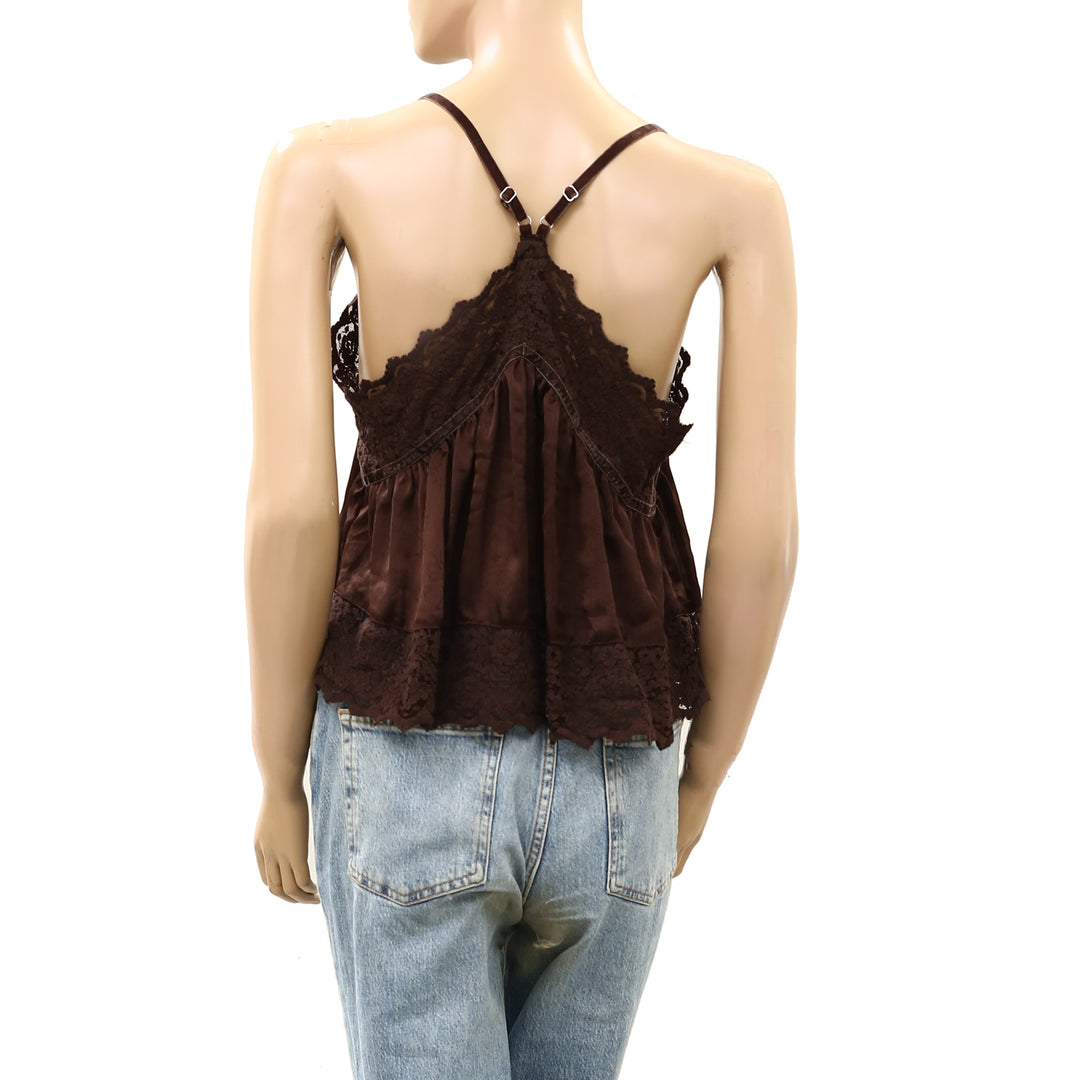 Intimately Free People Fiona Satin Cami Tank Top