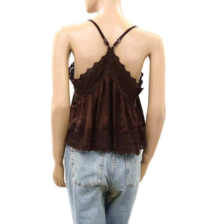 Intimately Free People Fiona Satin Cami Tank Top