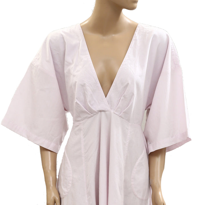 Free People Free Est Cut Out Long Maxi Dress